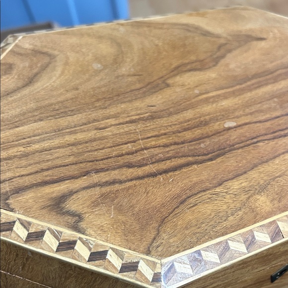 Wooden Jewelry Box with Geometric Design - Picture 13 of 13